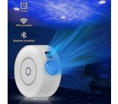 Proyector Led Smart Star 3d Galaxy Cloud Star Light Proyector Dormitorio Luz nocturna Blanco