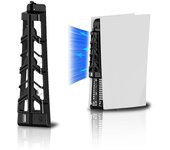 Ventilador de enfriamiento Ps5 con luz LED y concentradores USB3.0, Sistema de enfriamiento eficiente para Ps5 Digital & Disc Edition, accesorios Ps5