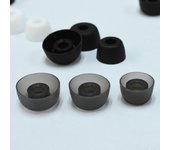 para Jabra Elite 75t/65t/Active Durable In-Ear Tips Funda de tapones de silicona para los oídos Gris