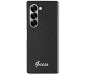 Guess Carcasa protectora para Galaxy Z Fold 6 con purpurina Negro