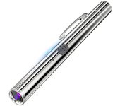 Lámpara de madera portátil, UV para perro / , detector de tiña para gatos, detector de orina para mascotas, recargable Plata