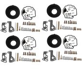 4set para Yamaha V-max 1200 1985-2000 Kit de reparación de carburador de motocicleta