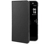 Funda de teléfono compatible con Microsoft Surface Duo 2 5g Smartphone PU Cuero Negro
