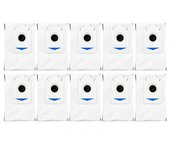 Bolsas de polvo de aspiradora de repuesto de 10 piezas para piezas de aspiradora DEEBOT X2 Omni X2 Pro Como se muestra