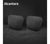 Para Mercedes-benz Maybach Car Alcantara Reposacabezas Car Neck Pillow Almohada Bmw Car Cervical Lumbar Cushion Car Accessories 2 negro