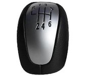 Pomo de cambio manual de 6 velocidades para Renault / Laguna MK3 2007-2014 Palanca de cambios de cuero PU Bola de mano 2008 2009 2010 2011 2012 201...