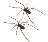 2 piezas de imán de nevera de araña figura de araña realista imán de araña espeluznante extraíble para nevera Marrón