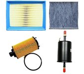Juego de filtros para Roewe RX5 MG RX5 MG HS Filtro de aire de alta calidad + Filtro de cabina + Filtro de aceite + Filtro de combustible 1 Set 4 F...