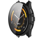 Estuche de reloj para Garmin Venu 3, cubierta de PC completa con película de vidrio templado HD S202412304124 Black
