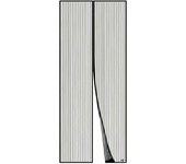 Tinor Puerta mosquitera magnética de 80 * 210 cm, las cortinas magnéticas se pueden colocar y ensamblar fácilmente sin perforar negro 80*210