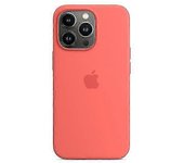 Funda de silicona con Magsafe para Iphone 13 Pro Funda de teléfono Pomelo rosado