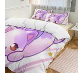 Juego de cama XU631 Aphmau Funda nórdica de plumón Juego ligero de 3 piezas, 1 funda nórdica de plumón y 2 fundas de almohada PW631 Single135x200cm