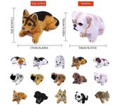 100% NUEVO Llegar asintiendo Juguetes de cachorro Cabeza Temblorosa Adorno de perro Decoración del salpicadero del coche Coche Habitación de la cas...