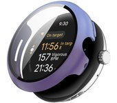 Para Google Pixel Watch 3 Caja de reloj de 41 mm Cubierta dura de PC con película de pantalla de vidrio templado Multicolor Style G