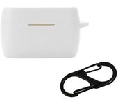 Carcasa de transporte para Jabra Elite 5 Headphone Dust Washable Charging Box Sleeve Blanco