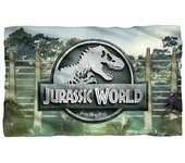 Manta de vellón Jurassic World Fence Logo 36&#x27; x 58 y #x27; sexscc1597 50x40in 100x125cm