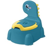 Nuevo orinal mejorado para bebés, dinosaurios separados Entrenamiento para niños pequeños azul