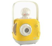 Proyector de cuentos para niños Luz nocturna portátil Proyector de cuentos de sonido para dormir Luz Zekai amarillo