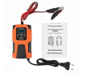 12v 6v Coche Motocicleta Jump Starter Mantenedor portátil Cargador de batería de energía Rojo EU