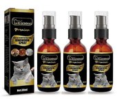 30ML Cat Tiña Spray Enfermedad de la Piel Picazón Ácaro Aliviar la Tiña Medicina de Tratamiento Reducir la Inflamación Local Suministros para Gatos...