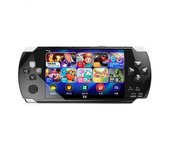 X6 4.0 pulgadas Consola de juegos portátil de mano 8G 32G Preinstalle 1500 Soporte de juegos gratis negro