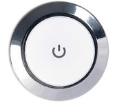 Luz descendente de techo LED de montaje en superficie 12V / 24V Interruptor táctil Lámpara de disco Luz de cúpula para CamperVan Accesorios interio...
