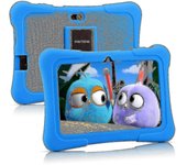 Tableta infantil de 7 pulgadas con funda protectora (azul claro)