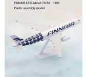 A330 A350 A380 B787 E-175 Concord Lufthansa DELTA KLM ETIHAD Finnair Air Berlin airlines ABS Plastic Assembly avión avión de juguete v Finnair 350