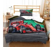 F1 Racing Hotel Juego De Edredón De Calidad Con Fácil Cuidado Y Súper Suave Funda Nórdica De Ropa De Cama De Lujo Para Niños, Adolescentes Y Adulto...