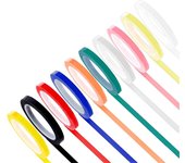 Cinta de esterilización de cinta de autoclave de 10 rollos, 0,24 pulgadas de ancho 216,5 pulgadas de longitud Instrumentos Identifica Colores mezcl...