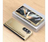 Para Samsung Z Fold 5 Case con pluma capacitiva y soporte para pluma, protector de pantalla incorporado Galaxy Z Fold 5 Case, PC a prueba de golpes...