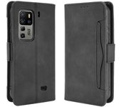 Gangxun Funda para funda Ulefone Armor 11 / 11T 5G Tarjetero ajustable desmontable Cierre magnético Funda cartera de cuero Negro A