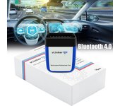 Vgate Vlinker BM + OBD2 V2.2 Bluetooth Dual Mode 4.0 Detector de fallas de automóvil de diagnóstico compatible con Android / IOS