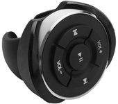 Control remoto inalámbrico Bluetooth Volante del coche Motocicleta Bicicleta Manillar Botón de medios para teléfono Android negro