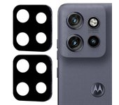 2 piezas para Motorola Edge 50 Neo 5G protector de lente de cámara impresión de seda película de lente trasera de vidrio templado