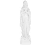 Estatua de la Virgen María Figura de la Virgen María Madonna Artesanía de resina católica Figura de la Virgen María