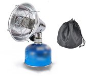 Mini calentador de gas para acampar Calentador de energía de calefacción rápida Calentador de tienda portátil con bolsa de almacenamiento A