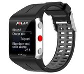 Watch Parts Para Polar V800 GPS GPS Smart Watch Correa de reloj con hebilla de acero de dos colores Negro-gris