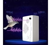 Repelente de pájaros ultrasónico recargable USB disuasivo electrónico para ladridos al aire libre