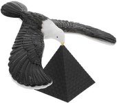 Winomo 1 juego de juguetes de equilibrio águila juguetes de plástico para pájaros de gravedad juguetes educativos Negro 17.00X13.00X3.00CM