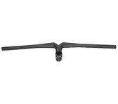 Manillar integrado de carbono para bicicleta de montaña de 680x90 mm Manillar con potencia de bicicleta de carretera mate