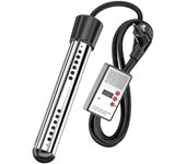 Calentador de bañera 3000w Calentador de inmersión eléctrico Calentador de inmersión de viaje, Calentador de inmersión de acero inoxidable, Calenta...