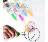 Niños LED Luz Magnética Gyro Rueda Mano Spinner Magia Niños Regalo Juguetes Nuevo