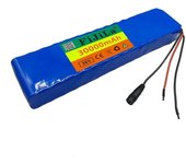 Paquete de baterías de enchufe múltiple de iones de litio 10S3P de alta potencia de 36 V y 30 Ah 350 W y 500 W multiusos XT60-DC