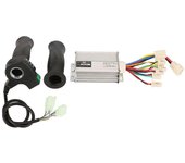 Controlador de motor de cepillo de bicicleta eléctrica de 48v 1000w con manija de acelerador de 4 velocidades Controlador eléctrico Juego de puño d...