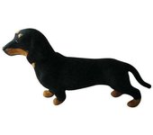 Juguete realista con forma de perro Dachshund Peluche Animal de peluche Regalo para xinhan