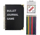 unbrand Juego de Bullet Journals, Cuaderno de Juego de Diario de Puntos de Viñetas, Rastreador de Gastos Financieros Anuales, Para Planificadores, ...