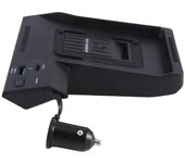 Interior del adaptador de placa de carga rápida para teléfono celular del cargador inalámbrico del automóvil de 15W para - E-Class W213 E200/300/26...