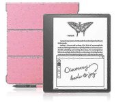 Para Amazon Kindle Scribe Stand Case Pu Leather + Tpu Pen Slot E-reader Cubierta protectora Rosa