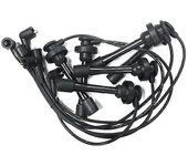 Juego de 1 juego de cables de bujía para Mitsubishi Pajero Montero Sport Challenger Nativa Triton L200 6G72 6 negro